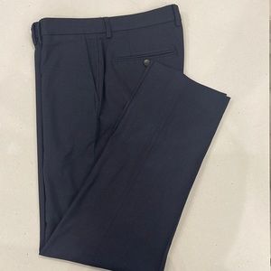 Johnston & Murphy dress pants slim fit dark blue 33” waist 31” inseam